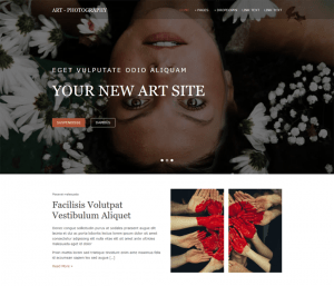 Free Artist Website Template Free Artist Website Template